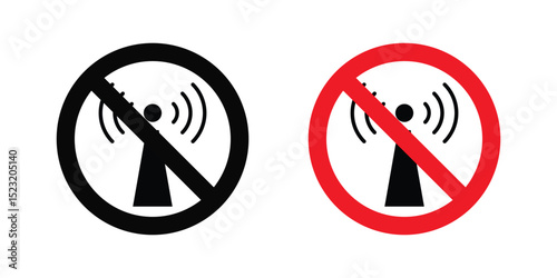 Non ionizing radiation hazard sign