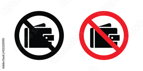 No wallet sign