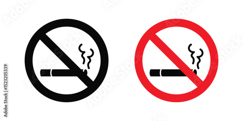 No smoking cigarette sign