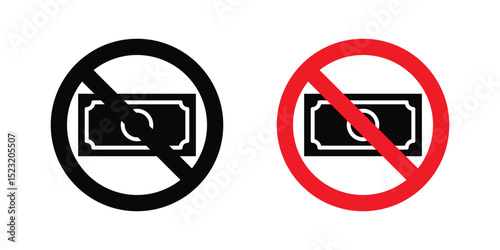 No money sign