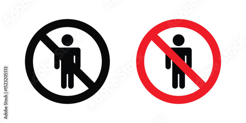 No man sign