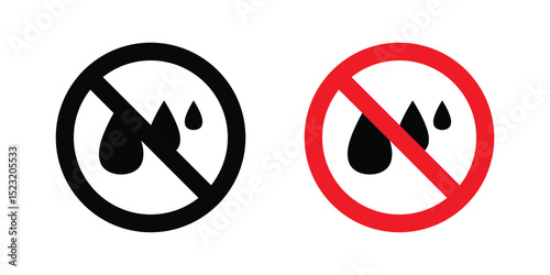 No leakage sign