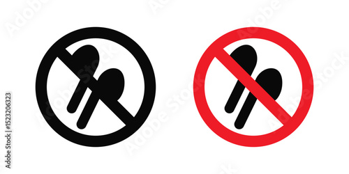 No earbuds allowed sign