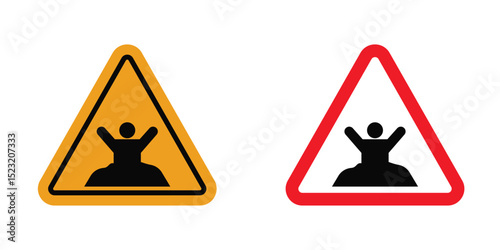 Mud warning sign