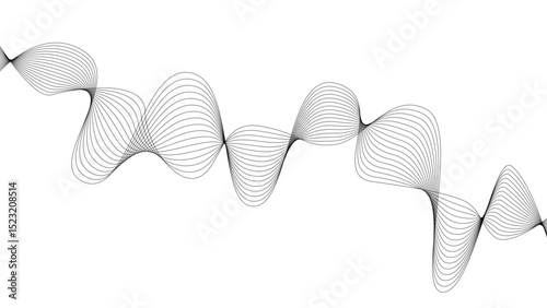 pattern background wavy strings and threads flowy art abstract sound or windy waves black elegant artsy tangle	
