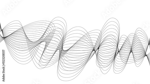 pattern background wavy strings and threads flowy art abstract sound or windy waves black elegant artsy tangle	
