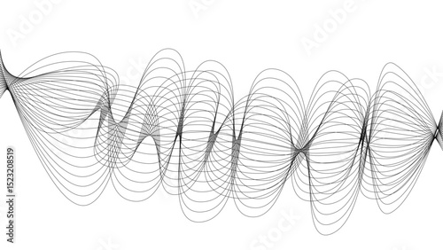 pattern background wavy strings and threads flowy art abstract sound or windy waves black elegant artsy tangle	
