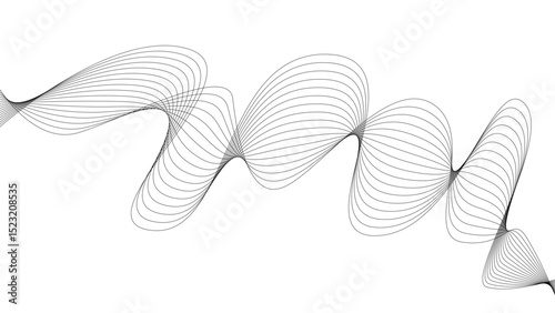 pattern background wavy strings and threads flowy art abstract sound or windy waves black elegant artsy tangle	
