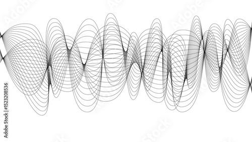 pattern background wavy strings and threads flowy art abstract sound or windy waves black elegant artsy tangle	
