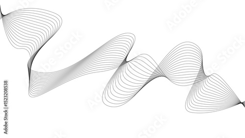 pattern background wavy strings and threads flowy art abstract sound or windy waves black elegant artsy tangle	
