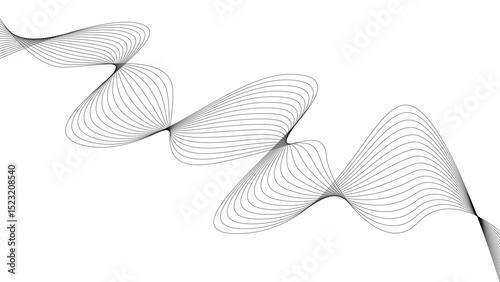 pattern background wavy strings and threads flowy art abstract sound or windy waves black elegant artsy tangle	
