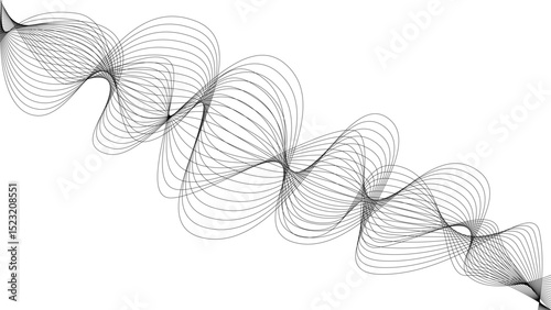 pattern background wavy strings and threads flowy art abstract sound or windy waves black elegant artsy tangle	
