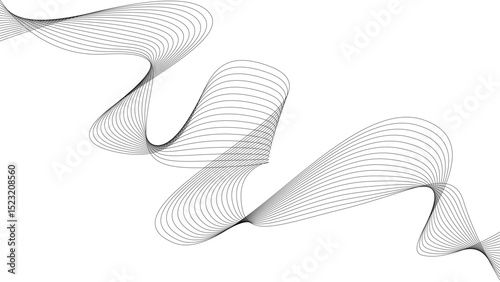 pattern background wavy strings and threads flowy art abstract sound or windy waves black elegant artsy tangle	
