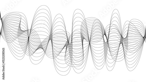 pattern background wavy strings and threads flowy art abstract sound or windy waves black elegant artsy tangle	
