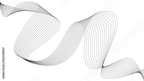 pattern background wavy strings and threads flowy art abstract sound or windy waves black elegant artsy tangle	

