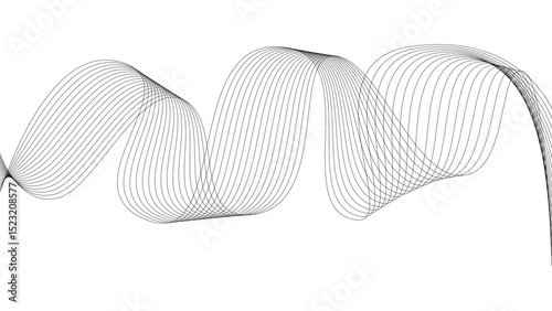 pattern background wavy strings and threads flowy art abstract sound or windy waves black elegant artsy tangle	
