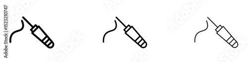 Eyeliner brush icon