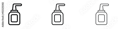 Baby shampoo icon