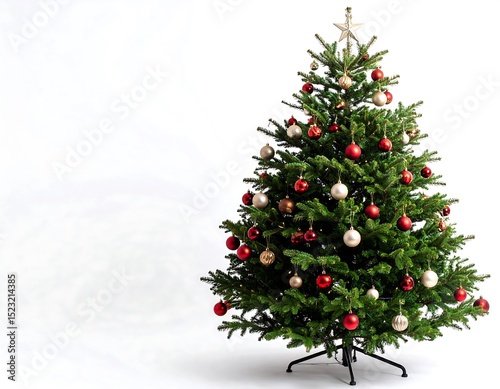 Christmas tree adorned with ornaments