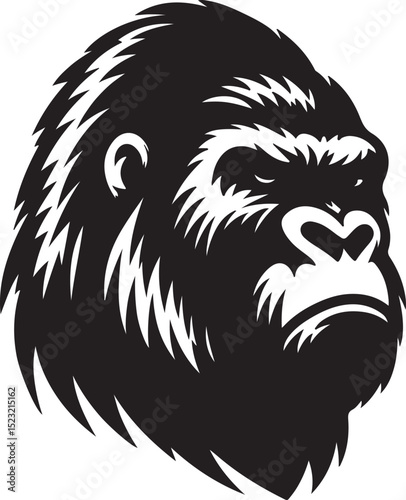 Gorilla Mascot Logo Design | Powerful Animal Vector Illustration