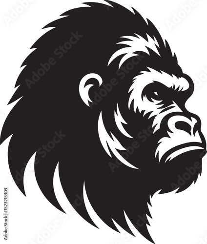 Gorilla Mascot Logo Design | Powerful Animal Vector Illustration