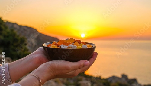 Sunset Snack: Delightful Moments at Golden Hour