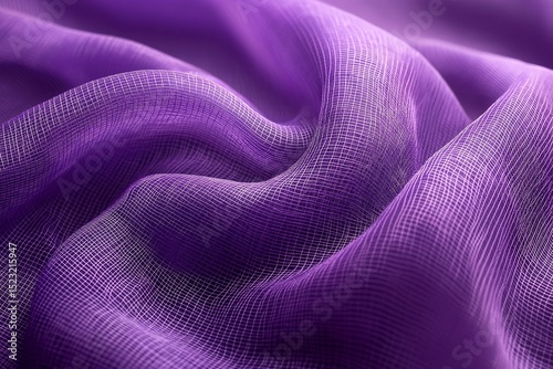 Elegant Purple Silk Fabric Texture for Fashion Design and Interior Luxury Decor