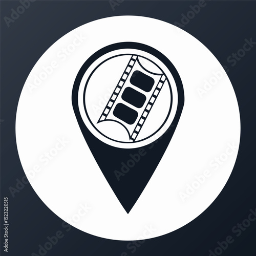 Location film graphic icon