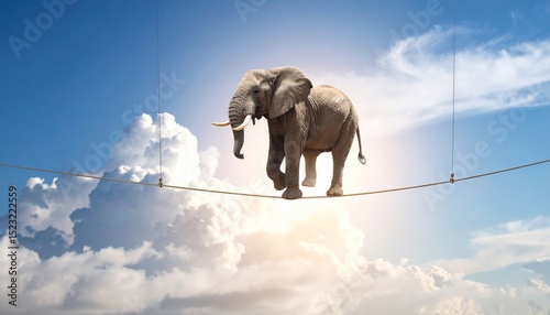 Elephant on a Tightrope: A Balancing Act