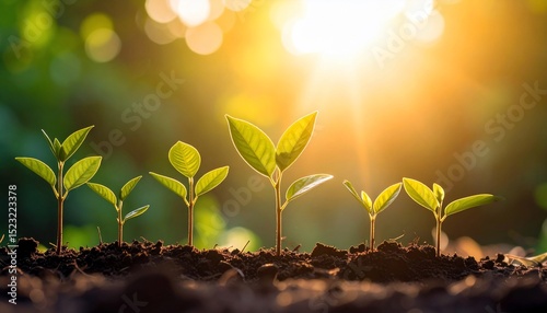 Sunrise Saplings: Growth, Hope, and the Promise of a New Beginning