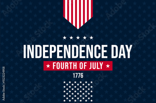 USA Independence Day banner background