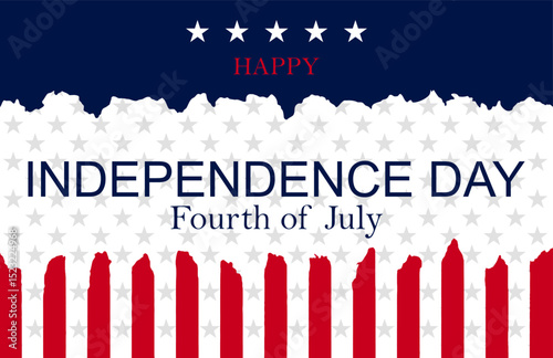 USA Independence Day banner background