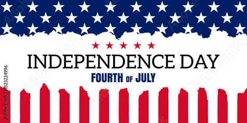 USA Independence Day banner background