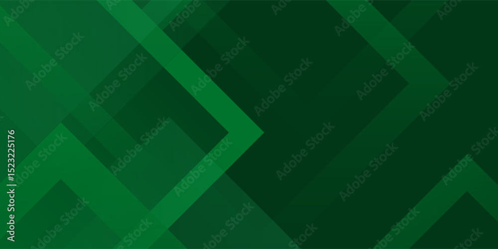 Abstract green gradient background. Modern green abstract rectangular box lines for presentation, banner and brocure design.