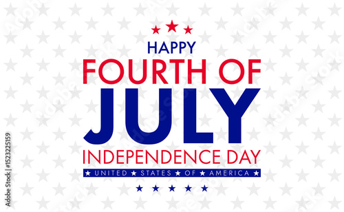 Happy USA Independence Day banner background