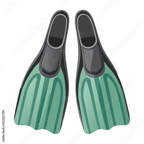 Colorful Flippers for Water Sports