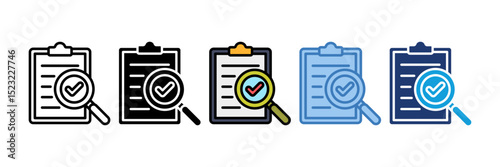 Examine Icon Element For Design