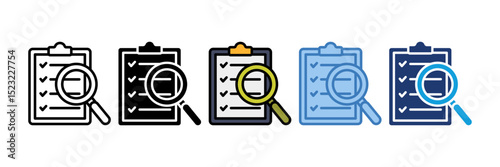 Inspection Icon Element For Design