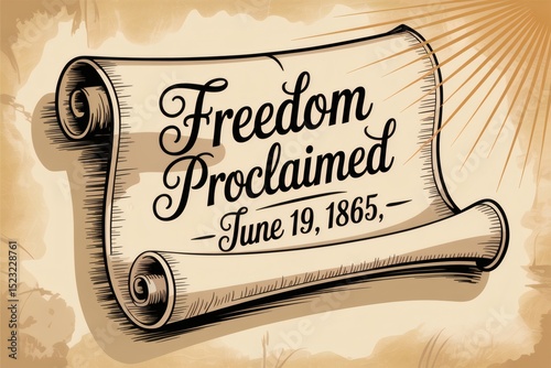 Symbolic Representation of Emancipation: June 19th, 1865 Declaration