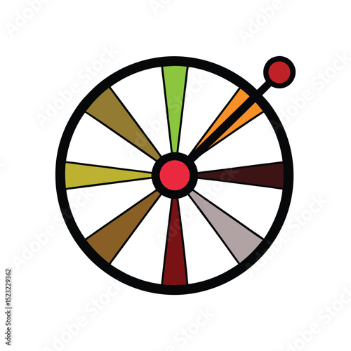 spoke shave vector art on white background