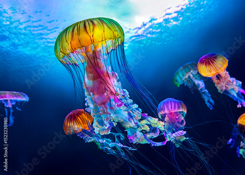 Generated image of jellyfish
