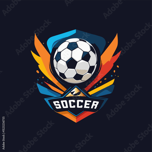 logo design template for football tournament