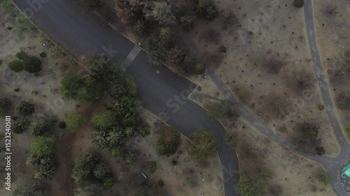 Aerial View of Parque de la Familia in Cuautitlán Izcalli, Mexico