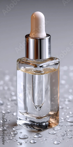 perfume bottle on white background