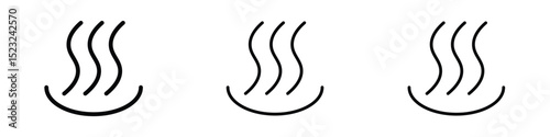 Onsen icon editable. Design template vector