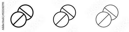 Medicine icon editable. Design template vector
