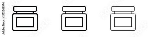 Cream icon editable. Design template vector