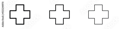 Add icon editable. Design template vector