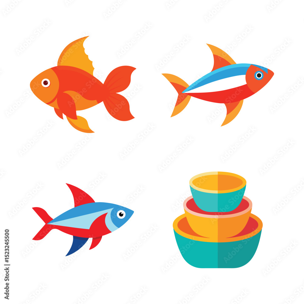 Naklejka premium set of toys