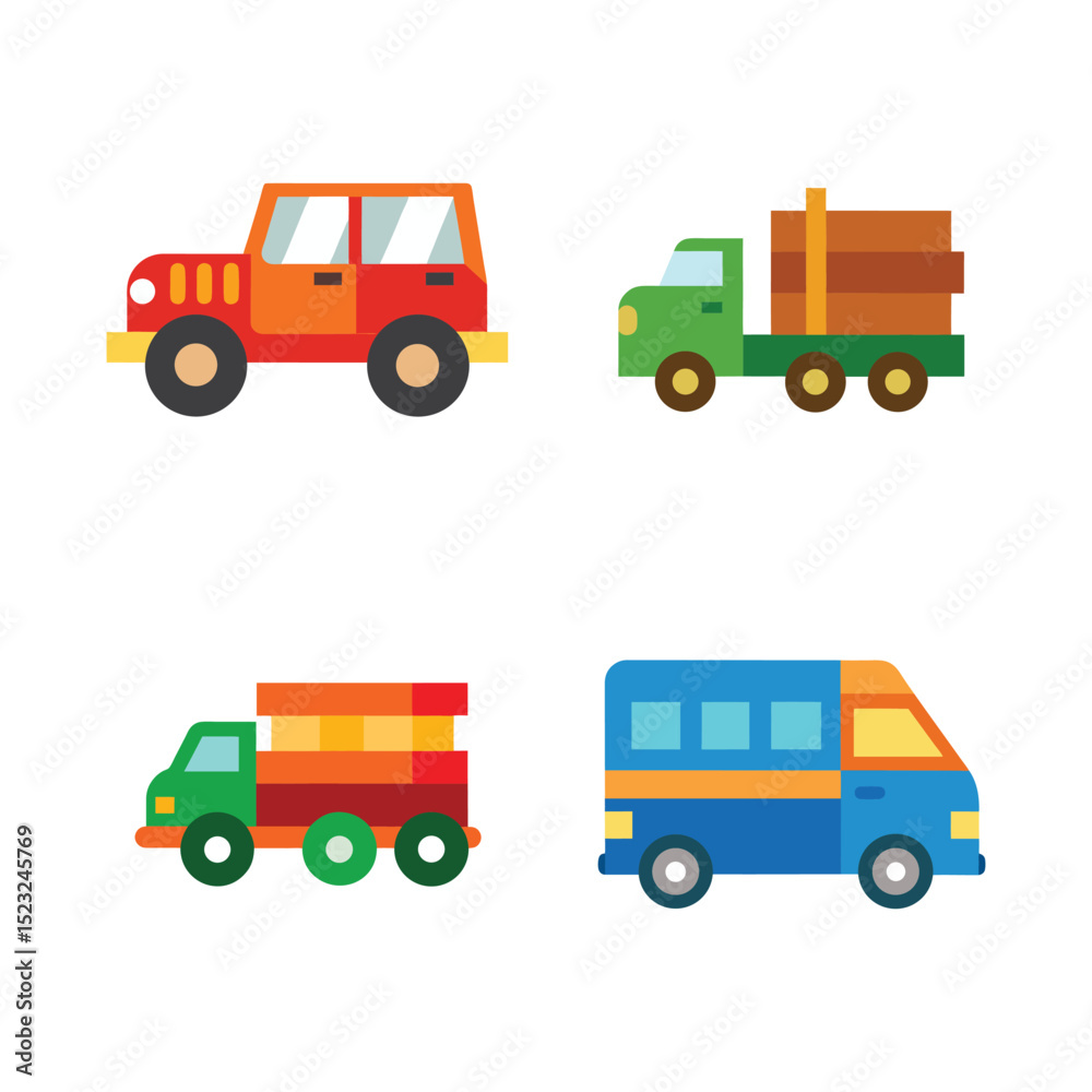 Fototapeta premium set of toys